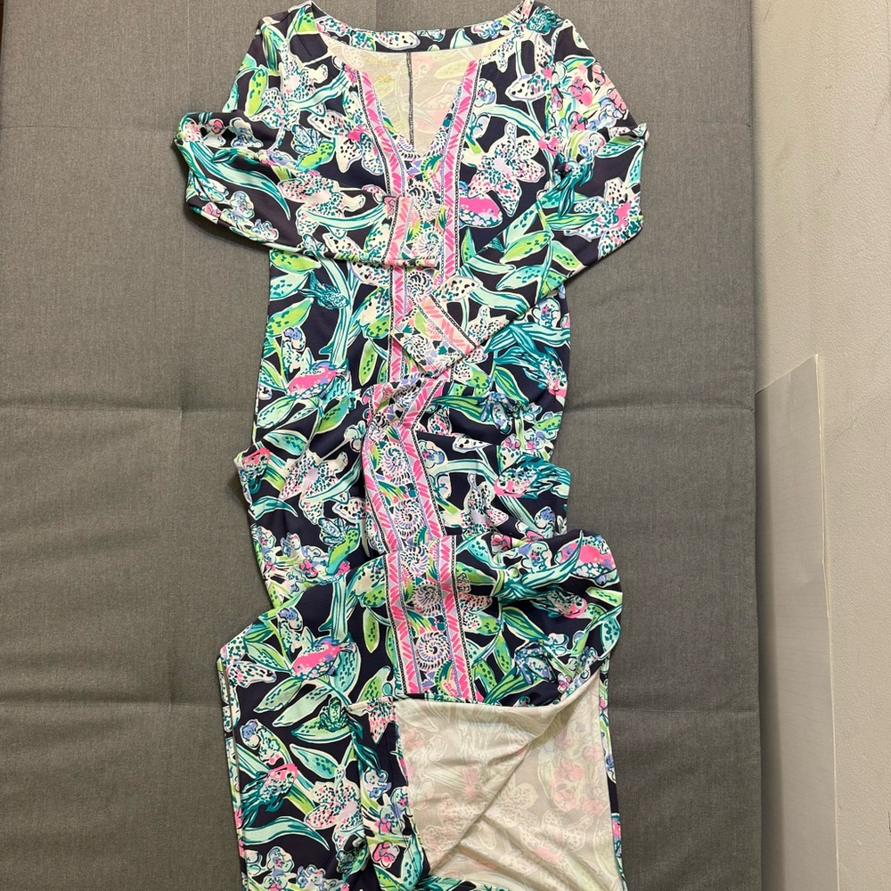 Lilly Pulitzer long sleeved maxi